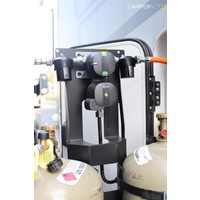 Hymer ML-T 580 190pk Automaat 4x4 | Levelsysteem | Lengtebedden | Luchtvering | Lithium | BOMVOL! | Omvormer | Dak airco | Clesana toilet | Extra sloten | Gasaansluiting buiten | LED koplampen | Dieselverwarming | Stoelverwarming | Foto #28