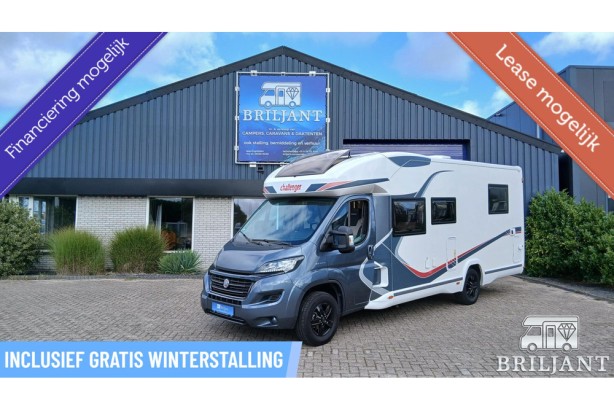 Fiat Challenger 398 EB 2017 camper.. Queensbed+hefbed