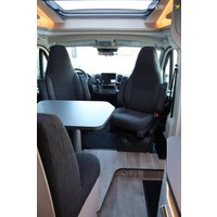 Hymer Exsis T580 140pk Automaat | Xperience edition | Smal model | Lengtebedden | Zonnepanelen | XL Bed | Cystal zilver | Luifel | Buitendouche | LED Koplampen | Zened multimediasysteem | Foto #13