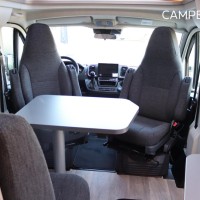 Hymer Exsis T580 140pk Automaat | Xperience edition | Smal model | Lengtebedden | Zonnepanelen | XL Bed | Cystal zilver | Luifel | Buitendouche | LED Koplampen | Zened multimediasysteem | Foto #14