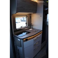 Hymer Exsis T580 140pk Automaat | Xperience edition | Smal model | Lengtebedden | Zonnepanelen | XL Bed | Cystal zilver | Luifel | Buitendouche | LED Koplampen | Zened multimediasysteem | Foto #16