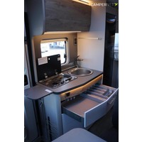 Hymer Exsis T580 140pk Automaat | Xperience edition | Smal model | Lengtebedden | Zonnepanelen | XL Bed | Cystal zilver | Luifel | Buitendouche | LED Koplampen | Zened multimediasysteem | Foto #17