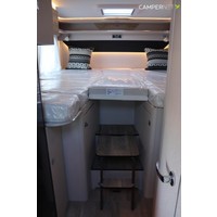 Hymer Exsis T580 140pk Automaat | Xperience edition | Smal model | Lengtebedden | Zonnepanelen | XL Bed | Cystal zilver | Luifel | Buitendouche | LED Koplampen | Zened multimediasysteem | Foto #24