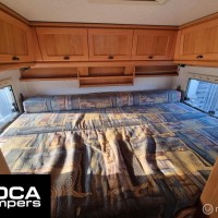 Hymer B 644 G – Dwarsbed – Dakairco – Grote Garage - hefbed Foto #9