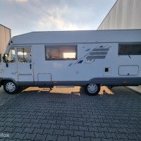 Hymer B 644 G – Dwarsbed – Dakairco – Grote Garage - hefbed Foto #11