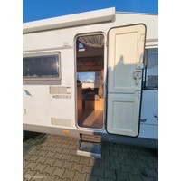 Hymer B 644 G – Dwarsbed – Dakairco – Grote Garage - hefbed Foto #18