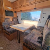 Hymer B 644 G – Dwarsbed – Dakairco – Grote Garage - hefbed Foto #19