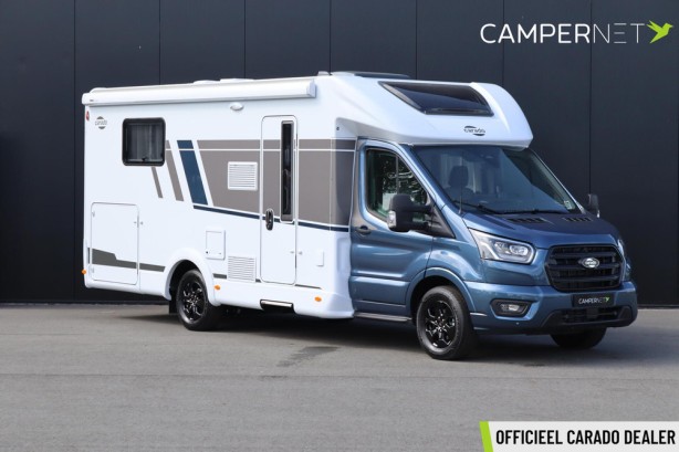 Carado T449T Edition26 165pk Automaat | Queensbed | Maxi Chassis | Luifel | Bi-Xenon | Gescheiden douche | Nieuw uit voorraad leverbaar | Grote koelkast | Lichtmetalen velgen |
