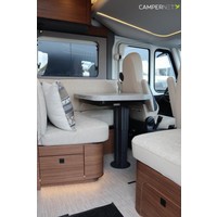 Hymer BMC-I 680 170pk Automaat | Facelift! | Hefbed | Alde | Lithium | Lengtebedden | Stoelverwarming | Gescheiden douche | SLC Chassis | Buitendouche | LED Koplampen | Omvormer | Luifel | Crystal silver metallic | LED Smart TV | Foto #43