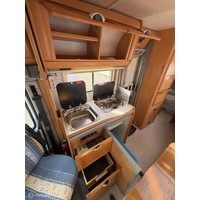 Hymer T Tramp 575 l Frans bed l 110PK l L-zit Foto #31